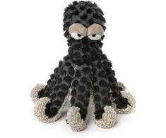 Sigikid 39638 deep water dandy beaststown aštuonkojis mergaitėms, berniukams ir suaugusiems, minkštas žaislas, rekomenduojamas nuo 2 metų, pilkas/juodas/aštuonkojis