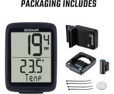 Sigma Bc 10.0 Wl belaidis dviračio kompiuteris su 10 funkcijų, skirtas aukščiausiems reikalavimams, lengvai naudojamas su dideliais mygtukais ir aiškiu ekranu