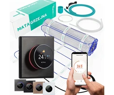 Šildymo kilimėlis plytelėms, rinkinys - Thermeco H20 Wifi - 1,5 m²