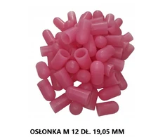 Silikoninė apsauga M 12, ilgis 19,05 mm - 1000 vnt.