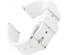 Silikoninė apyrankė smartwatch 20mm, balta