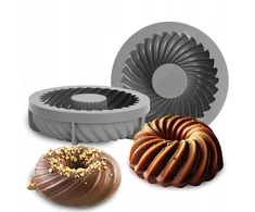 Silikoninė kekso kepimo forma Bundt Cake Air fryer Thermomix 19,5 x 5
