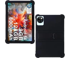 Silikoninis dėklas Doogee T10/u10/u9 10" planšetiniams kompiuteriams su stoveliu