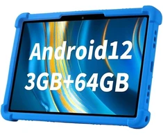 Silikoninis dėklas Doogee T10/u10/u9 10" planšetiniams kompiuteriams su stoveliu