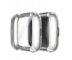 Silikoninis dėklas Fitbit Versa 2, sidabrinis