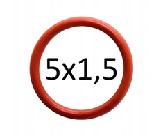 Silikoninis O-žiedas 5x1,5 Vmq alyvai atsparus sandarinimo žiedas (100 vnt.)