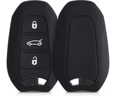 Silikoninis Peugeot/citroen automobilio rakto dėklas, 3 mygtukų