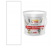 Silikoninis tinkas baltas 25 kg, granulacija 1.0 mm
