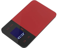 Silit Skaitmeninės virtuvinės svarstyklės su taros funkcija iki 5kg, buitinės svarstyklės su jutikliniu ekranu, skaitmeninės virtuvinės svarstyklės, didelis svėrimo paviršius, trumpalaikė funkcija