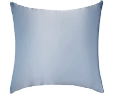 Šilkinė pagalvės užvalkalas 65 x 65 cm, nuo raukšlių, atsparus erkėms ir neabsorbuojantis, 100% šilkas sveikiems plaukams ir odai (melsvai pilka)