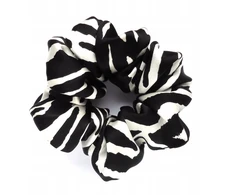 Šilkinė plaukų gumelė Zebra L scrunchies Silklove