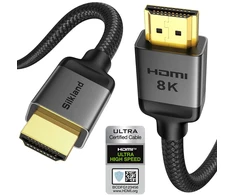 Silkland 10k 8k Hdmi 2.1 kabelis 5 m, sertifikuotas Hdmi® kabelis 48 Gbps, Ps5 Hdmi kabelis 4k @ 120hz 2k @ 240hz, Earc, Dts:x, Dolby Atmos, Hdr10, Hdcp2.3, skirtas Ps5/hdtv/blu-ray/projektoriui/garso juostai/nešiojamam kompiuteriui/switch
