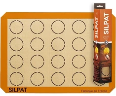 Silpat macaron kepimo kilimėlis - pusės dydžio