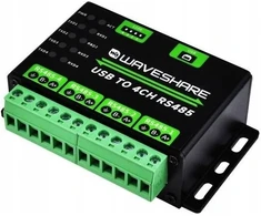 SilverStone Pramoninis aliuminio Usb į 4x Rs485 keitiklis Waveshare 25219