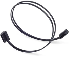 Silverstone Sst-cp11b-300 Sata 6g 300mm plokščias kabelis, juodas