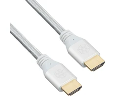 Silverstone Sst-cph01s-1800 - aukščiausios kokybės 1.8 m itin spartus Hdmi kabelis, 4k, 2.0b, 60 Hz, 18 Gbps, Arc, Hdr, 3d, Ethernet, sidabrinis