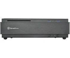 Silverstone Sst-ml07b - Milo Slim Htpc Mini-itx kompiuterio korpusas, juodas