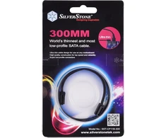 Silverstone Technology Cp11b-300 300mm itin plonas 6 Gb/s šoninis 90 laipsnių Sata kabelis su specialiomis žemo profilio jungtimis Sst-cp11b-300