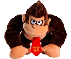 Simba Toys Super Mario Donkey Kong, 27 cm pliušinis žaislas, tinkamas nuo pirmųjų gyvenimo mėnesių