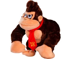 Simba Toys Super Mario Donkey Kong, 27 cm pliušinis žaislas, tinkamas nuo pirmųjų gyvenimo mėnesių