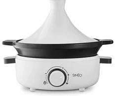 Siméo Tgc680 elektrinis tadžinas, keraminis, baltas