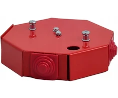 Simet Priešgaisrinė montavimo dėžutė 3x2x42 123x115x28, skirstomoji, aštuonkampė, E90, paviršinė