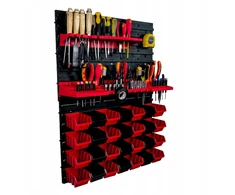 Simplething Organizator įrankių sienelė 57x78 cm su 28 dėžutėmis