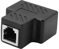 Sinloon telefono lizdo skirstytuvas Rj11 moteriška į 2 moteriškas 6p6c telefono linijos jungtis telefono ilgintuvo adapteris laidiniam fakso aparatui (1 į 2)