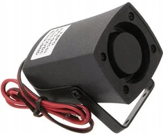 Sirena 100db, 12v, 250ma, garsas: 6 tonų sirena