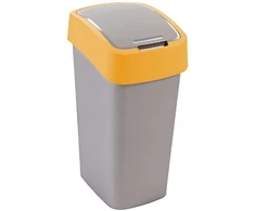 Šiukšliadėžė Flip Bin 25 L Curver sidabro/oranžinė