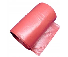 Šiukšlių maišai, atliekoms 60l - Raudoni|50 vnt.| Stiprūs - Ldpe