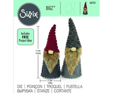 Sizzix Bigz iškirtimo forma - Gnome, medis/plastikas/plienas, įvairiaspalvis, 17.3 x 14 x 1.9 cm
