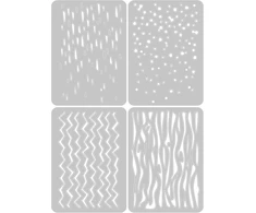 Sizzix Thinlits Infinite Doodles #2 pjovimo formelių rinkinys | 666524 | plonos metalinės pjovimo formelės skirtos scrapbooking'ui, įspaudimui, žurnalų kūrimui