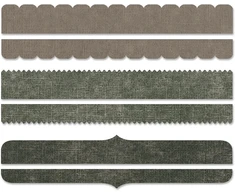 Sizzix Thinlits rinkinys, 6 vnt., dekoratyviniai apvadai, sukūrė Tim Holtz, 665435, įvairiaspalvis, vienas dydis