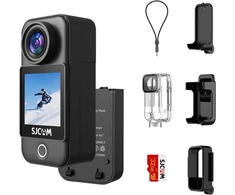Sjcam C300 Pocket veiksmo kamera 4k30fps, 1.33 colio jutiklinis ekranas, sporto kamera, 2.4g/5g dvigubas Wifi 20mp šalmo kamera, 6 ašių Ice povandeninė kamera 30 m/98 pėdų atspari vandeniui