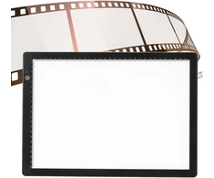 Skaidrių peržiūros šviesdėžė, a4 skaidrių peržiūros įrenginys, skaidrių filmų negatyvų skenavimas, su 3 reguliuojamais ryškumais, led usb šviesos skaitytuvas, šviesdėžės skaitytuvas, skirtas piešimo menininkų eskizams