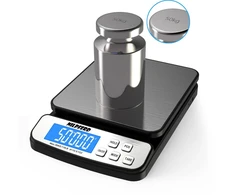 Skaitmeninės pašto svarstyklės iki 50 kg, tikslios, su Lcd ekranu