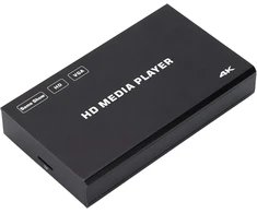 Vaizdo grotuvas Skaitmeninis medijos grotuvas, 4k 60fps medijos grotuvas su nuotolinio valdymo pultu, palaikomas, Vga išvestis (es kištukas)