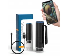 Skaitmeninis mikroskopas su Wifi, baterija, 2 Mp 1080p Spacetronik, rankinis priartinimas