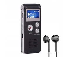 Skaitmeninis mini profesionalus diktofonas šnipinėjimo įrašymo įrenginys mp3 grotuvas usb