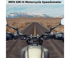 Skaitmeninis motociklo spidometras, 12000 Rpm, universalus