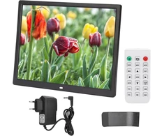 Skaitmeninis nuotraukų rėmelis 15 colių Led ekranas Ir nuotolinio valdymo pultas Skaitmeninis nuotraukų rėmelis Hd ekranas Naršykite nuotraukas Vaizdo grotuvas su fonine muzika Įsimylėjėliams (eu)