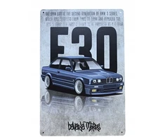 Skardos / Dekoratyvinė lentelė Bmw E30 Bavaria Motors