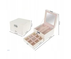 Skatulė, organizeris, elegantiška dėžutė, papuošalų, laikrodžių dėklas, talpi