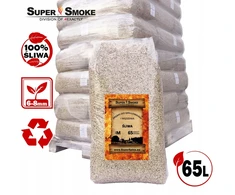 Skiedros rūkymui Supersmoke slyva Kl-08 (6-8mm) Medium 65 litrų