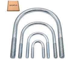 Skir'co (1 vnt.) cinkuotas apvalus u formos varžtas m12 x 64 mm vamzdžių jungties u formos varžtas m12 sriegis vamzdžiams