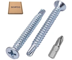 Skir'co 70 vnt. din 7504 p cinkuoto plieno 3.9 x 38 mm savisriegių varžtų metalui, sriegiklis, įleidžiama galvutė
