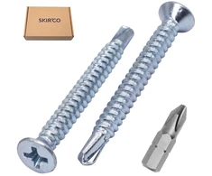 Skir'co (700 vnt.) din 7504 p cinkuoto plieno 3,9 x 38 mm savisriegiai metalui, sriegiklis, įleidžiama galvutė