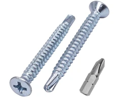 Skir'co (700 vnt.) din 7504 p cinkuoto plieno 3,9 x 38 mm savisriegiai metalui, sriegiklis, įleidžiama galvutė