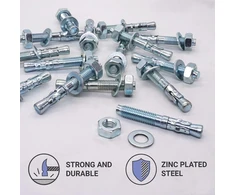 Skir'co pleištiniai inkarai, m10 x 70 mm, metaliniai kaiščiai, inkariniai varžtai, mūro tvirtinimo elementai, betono išsiplėtimo inkarai, 35 vnt.